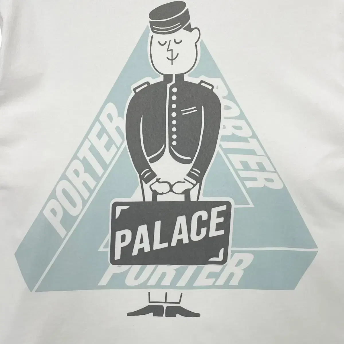 팔라스 Palace 포터 트라이퍼그 벨 보이 반팔 티셔츠 화이트