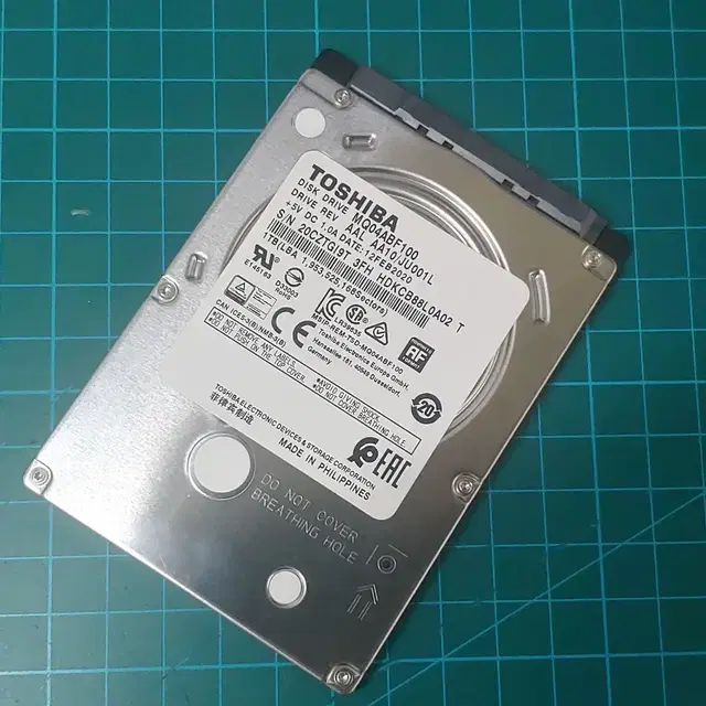 도시바 A급 노트북용 1TB HDD (mq04abf100)