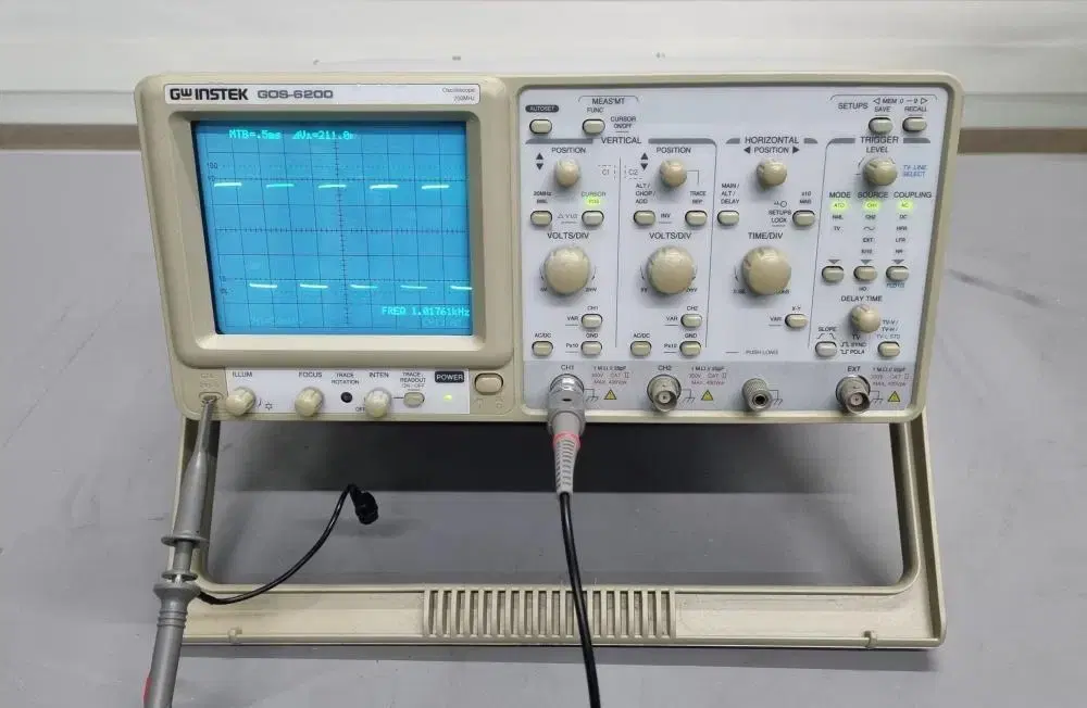 Gwinstek GOS-6200 아날로그 오실로스코프