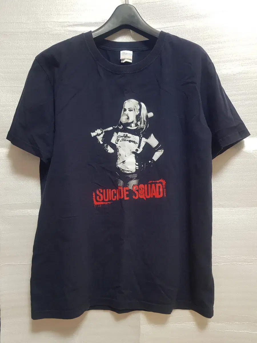 Suicide Squad Short Sleeve Men's Women's Navy bloo T-Shirt 90