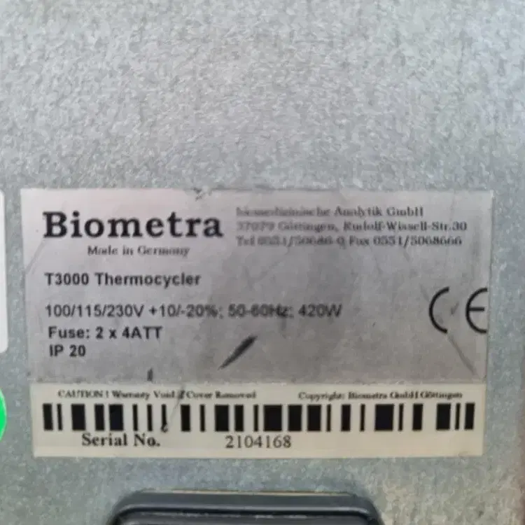 Biometra T3000 열순환기 PCR