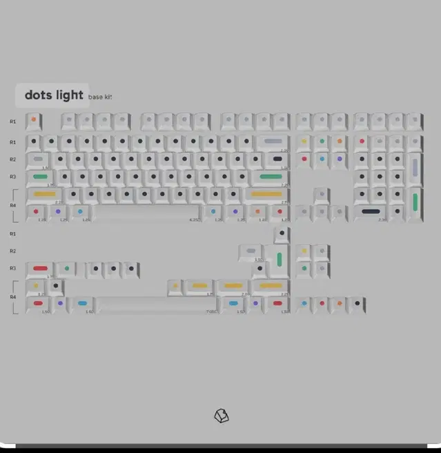 급처)))gmk dots2 light base 커스텀키보드 키캡