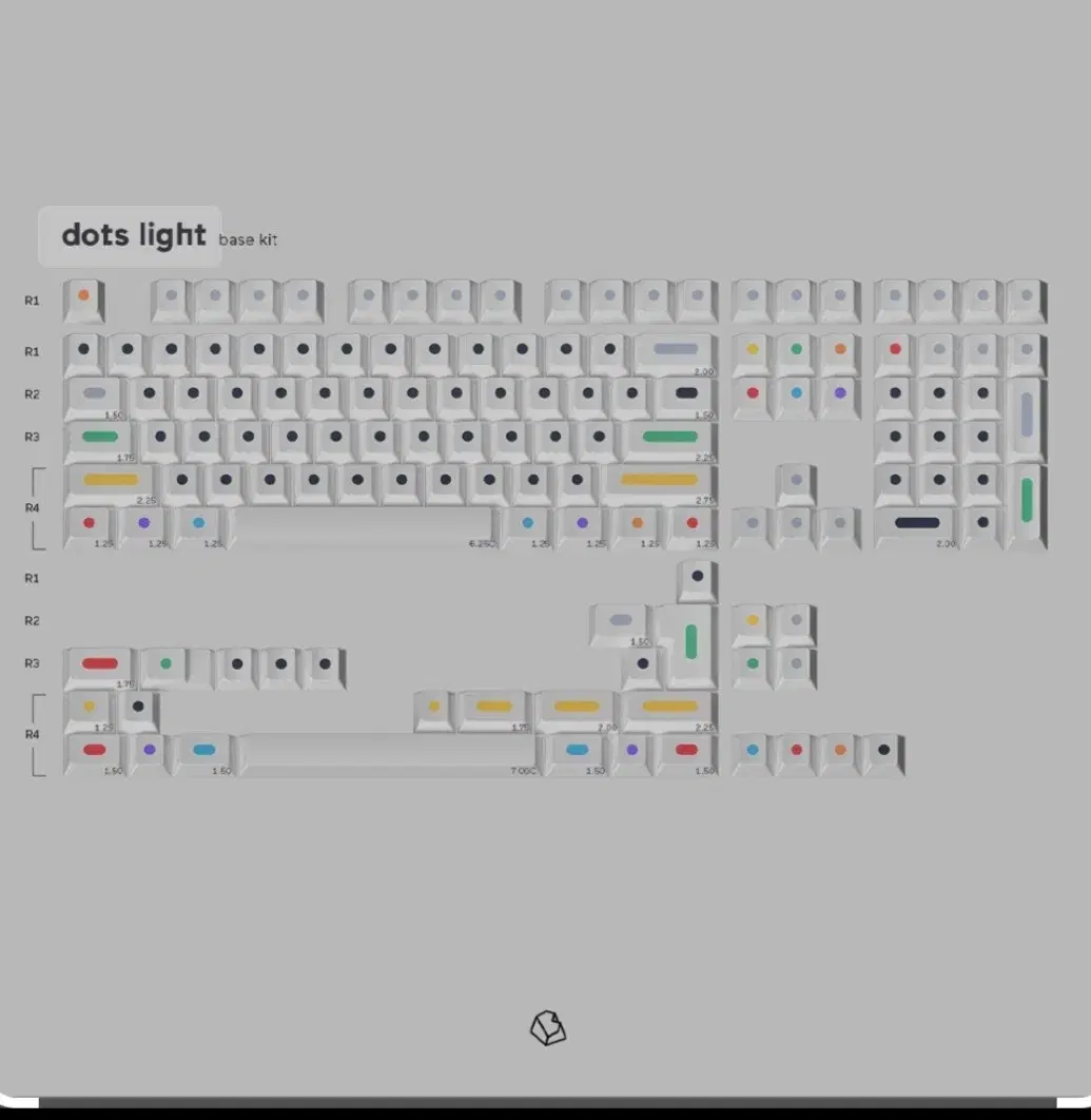 급처)))gmk dots2 light base 커스텀키보드 키캡 전투용