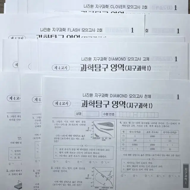 2025 시대인재 재종 지구과학 나진환 모의고사