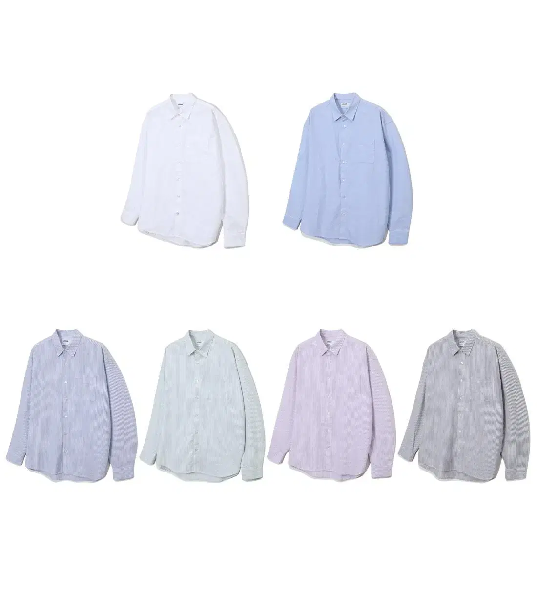 LOGAN Overfit Simple Oxford Shirt