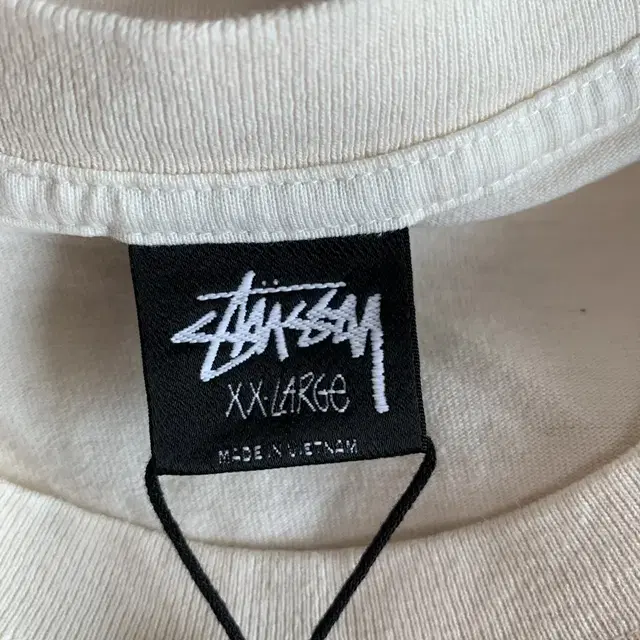 [XXL] stussy 스투시 피그먼트 다이드 롱슬리브 긴팔티셔츠 내츄럴