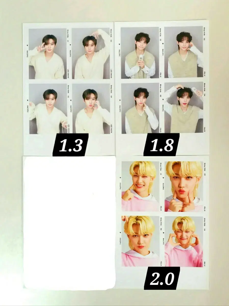 SKZ skz photocard unreleased photocard Pacific Securities 4 cut photo doll wts felix Lee Know