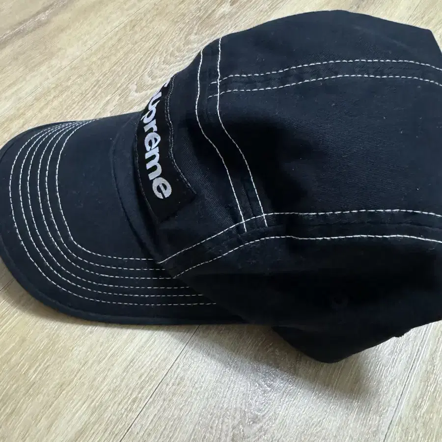 슈프림 볼캡 Supreme 2-Tone Twill Camp Cap Bla