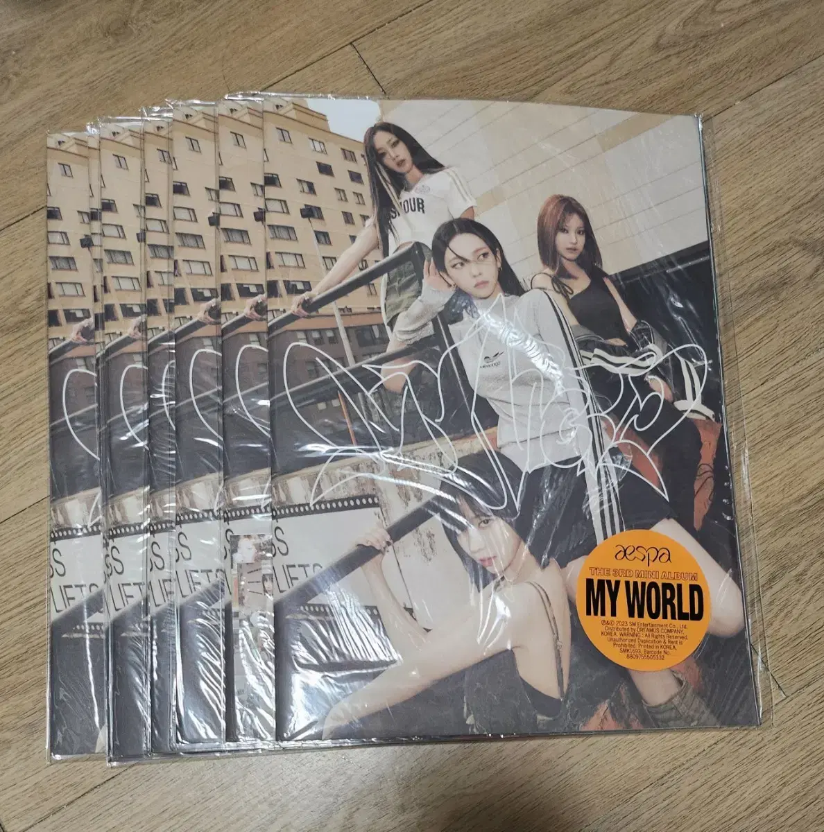 Aespa Spicy tablo version sealed album Aespa My world