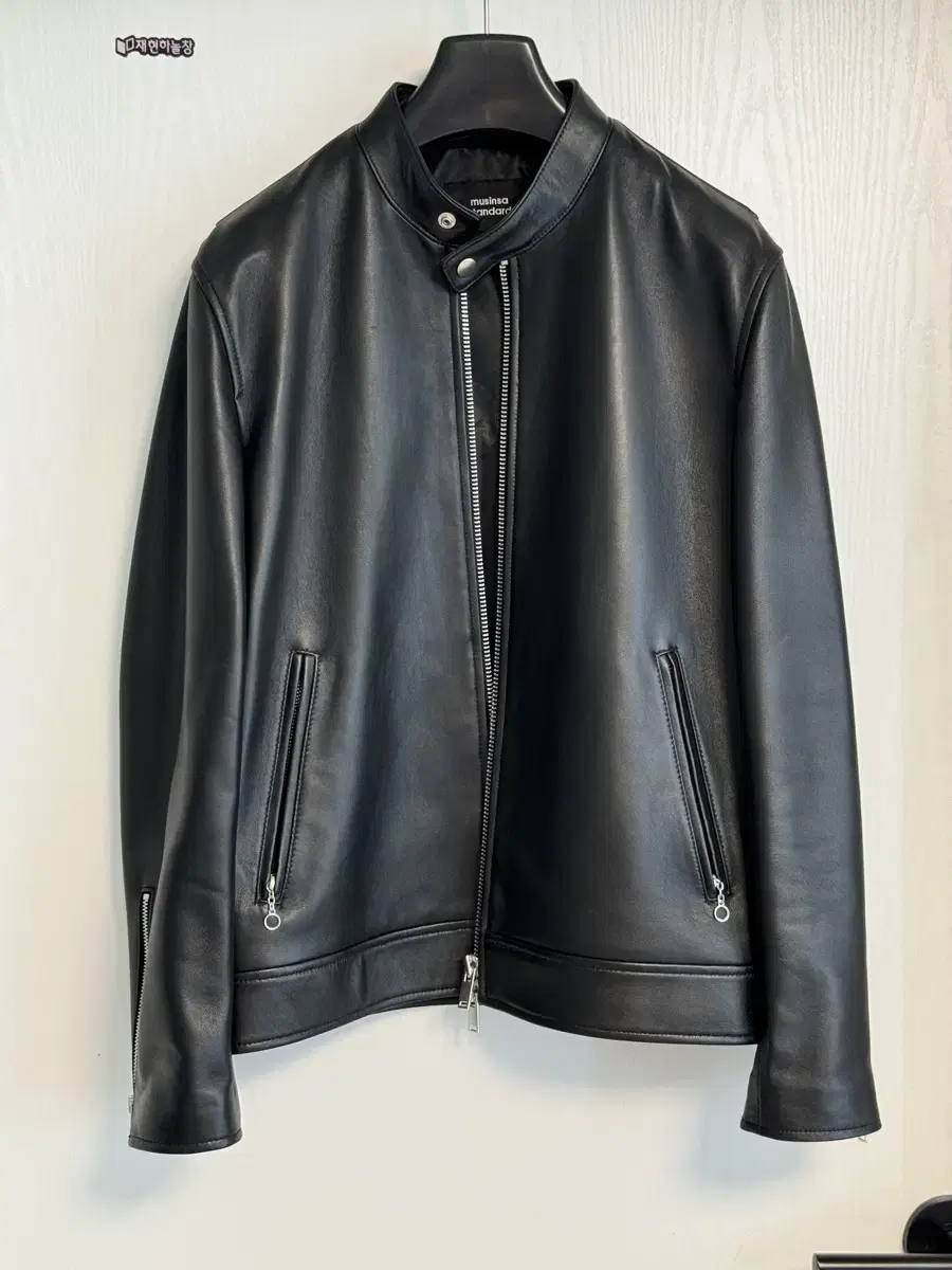 [Size L] Unisex Standard Lambskin Cafe Racer Jacket