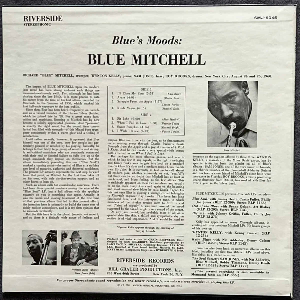 LP : Blue Mitchell - Blues Moods