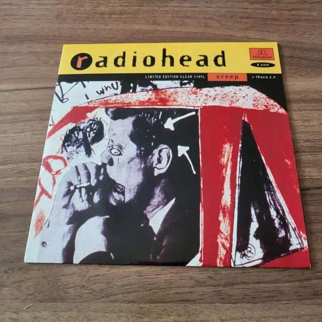 라디오헤드 radiohead Creep 7인치 클리어 Lp