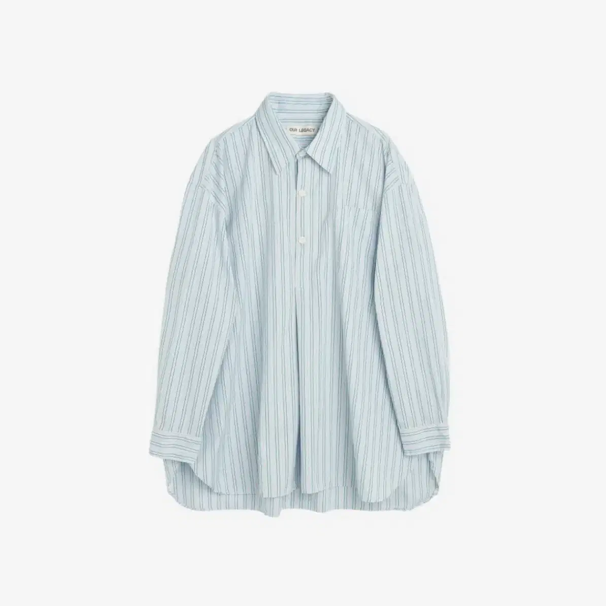 Our Legacy Popover Shirts Sonic Blue Str