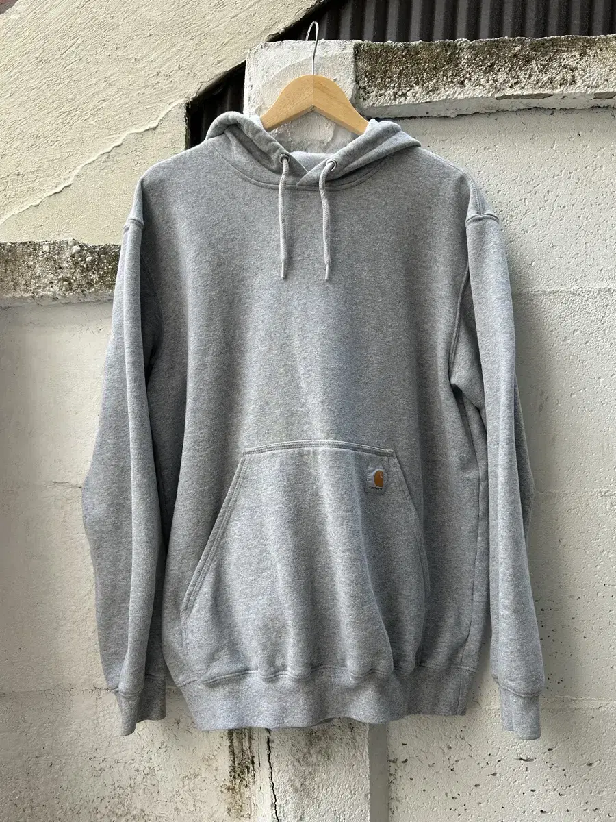 Calhart Grey Color Dotted Cotton Oversized Vintage Sweat Hoodie 10