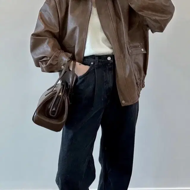 썸웨어버터 레더 자켓 western leather jacket