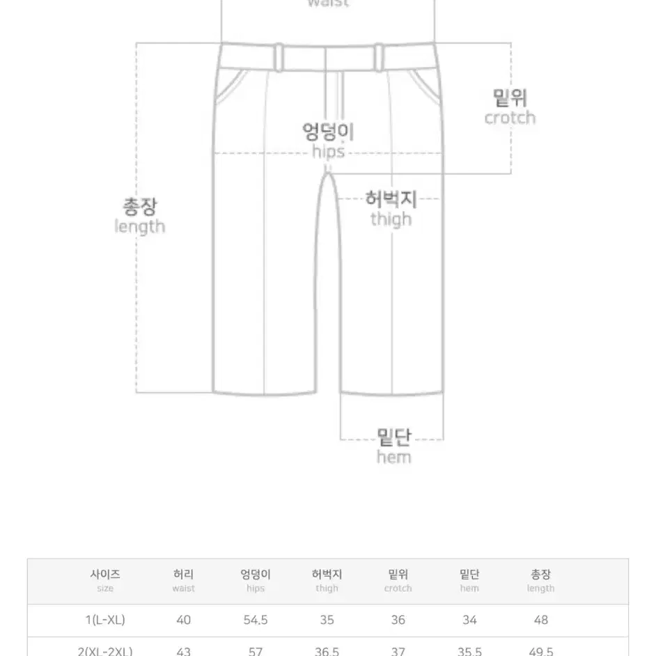 당당걸 청반바지 빅사이즈