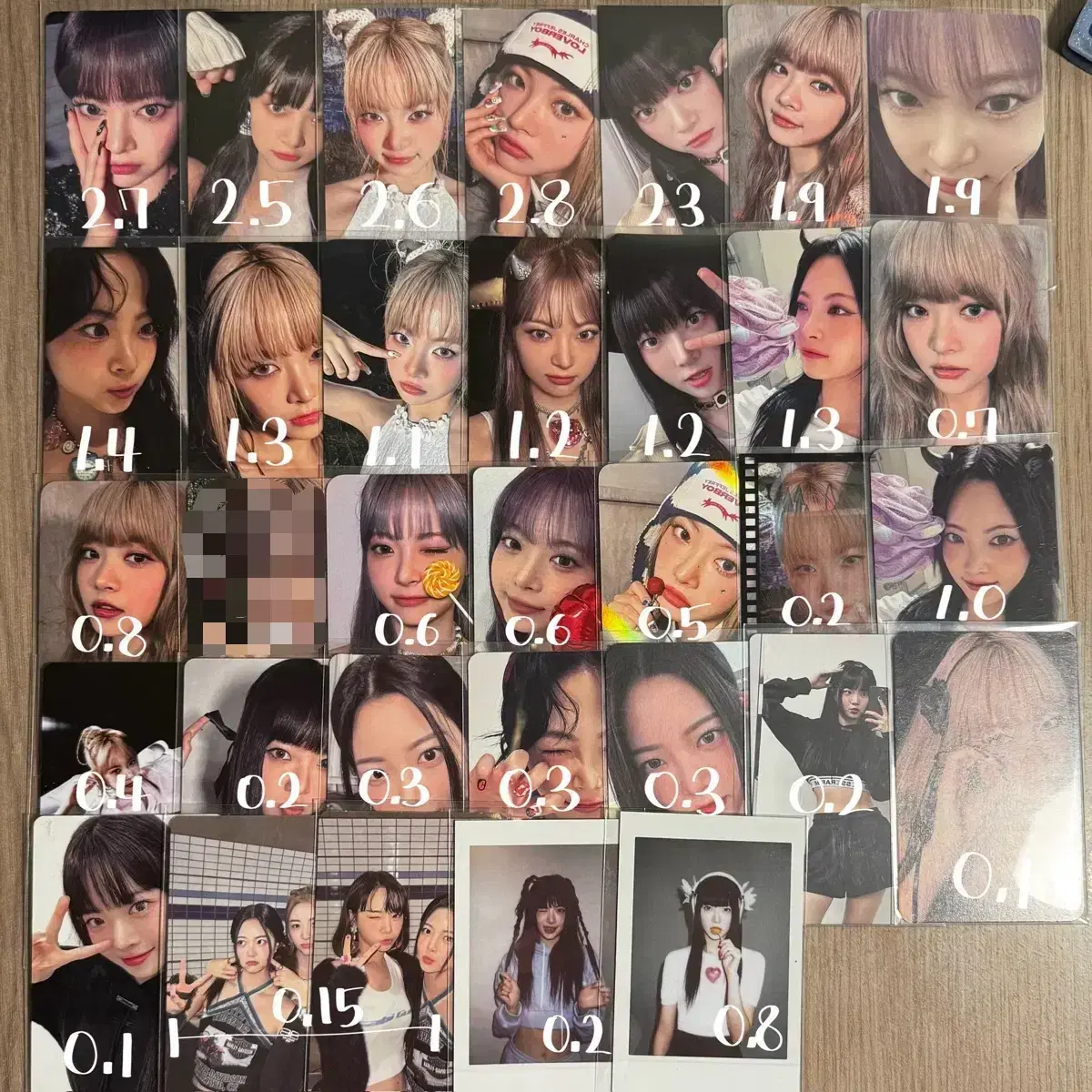 (Chapter 30)le sserafim hong eunchae photocard bulk WTS