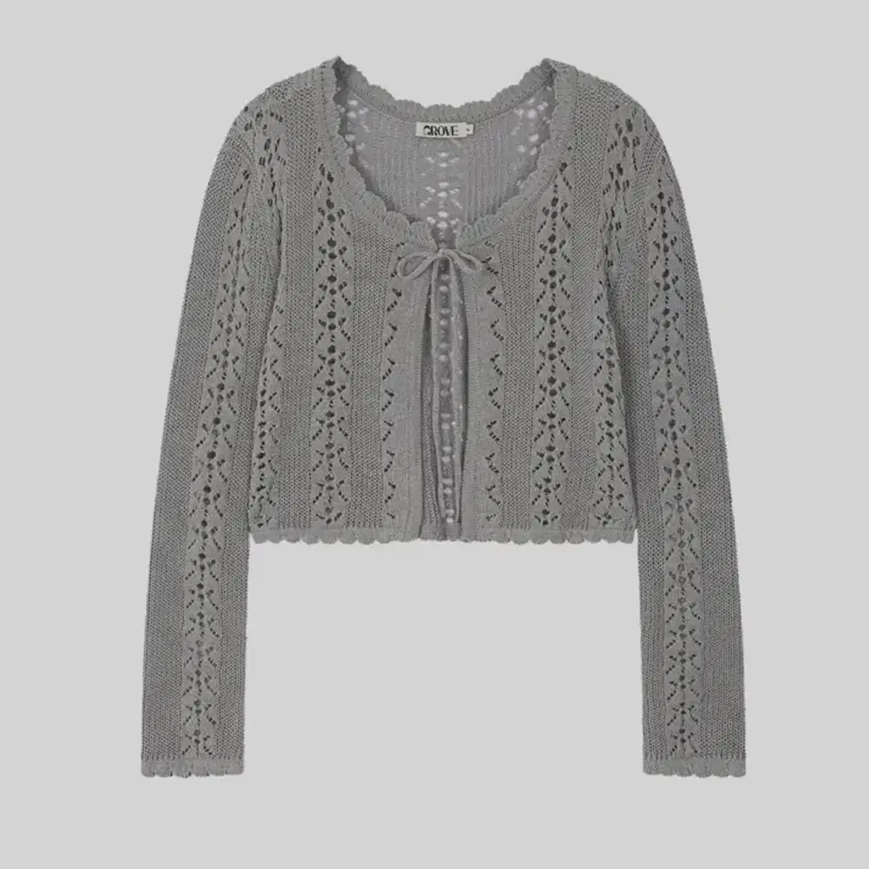 그로브 KIKO SKASHI LS CARDIGAN [BLUE GREY]