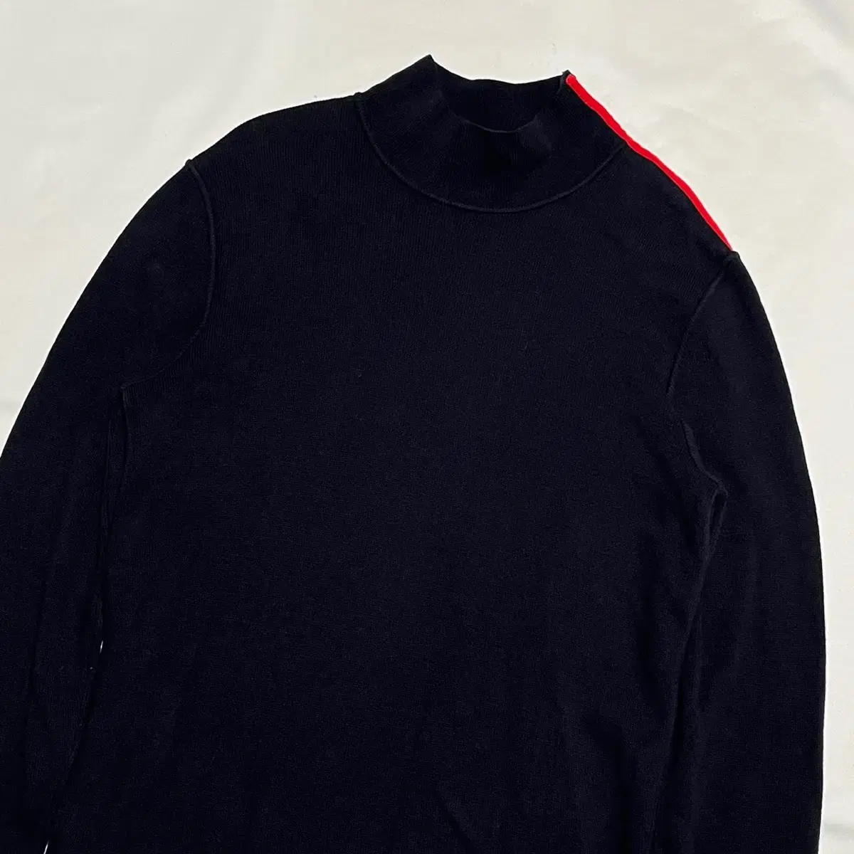 50 Prada Shoulder Open Turtleneck Wool Knit