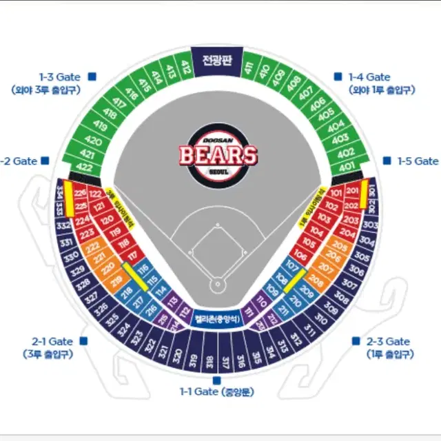 9월 13일 두산 엔씨 1루 302구역 연석 판매