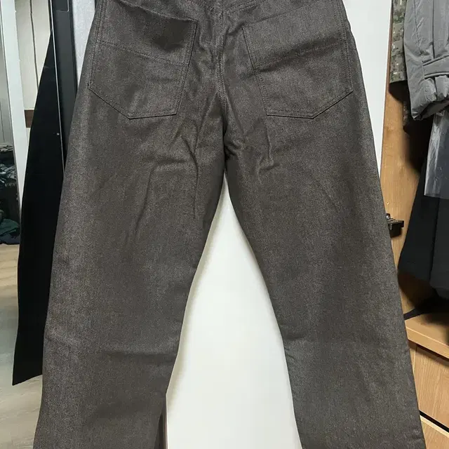 브라운 데님 (데케트-mid rise wide jeans DCPT027)