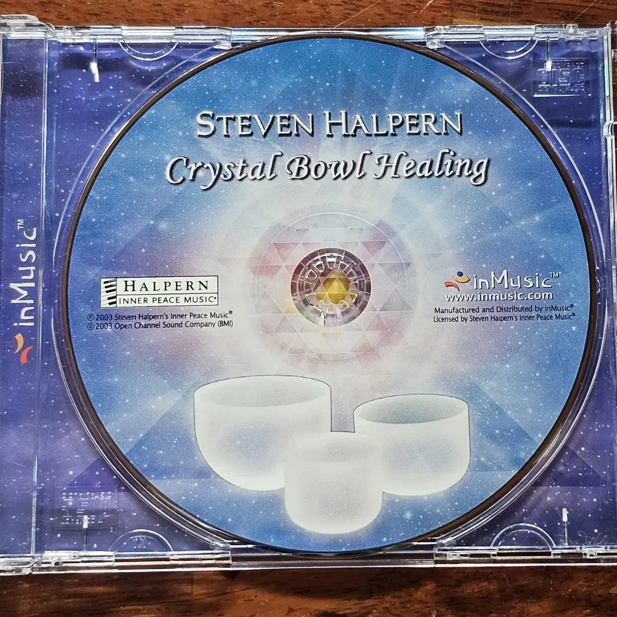 Steven Halpern Crystal Bowl Healing CD