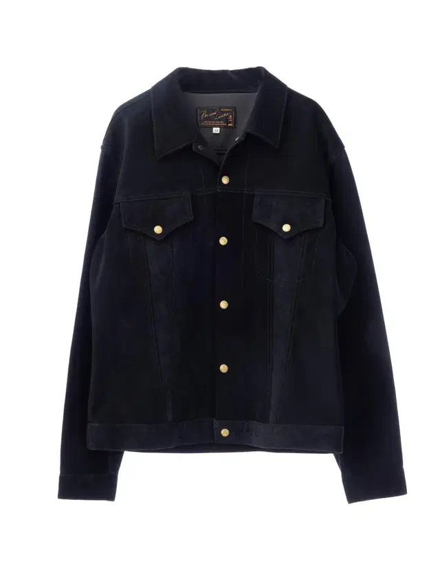 38) 본쿠라 3rd suede jacket black