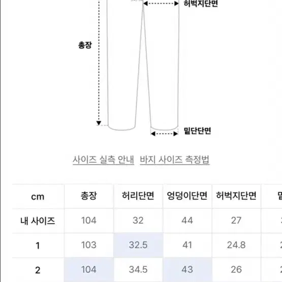 27y 세미 부츠컷 데님