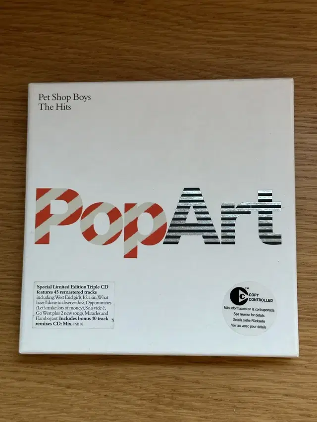 팻 숍 보이즈 / Pop Art the Hits 3CD 한정반 수입