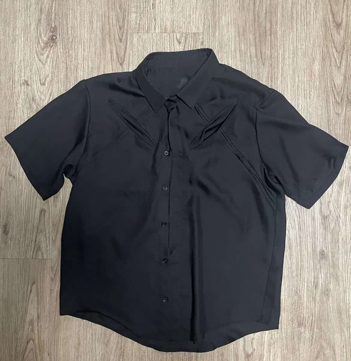 Jungseok Kang Vahn Short Sleeve Shirt Black 1 size