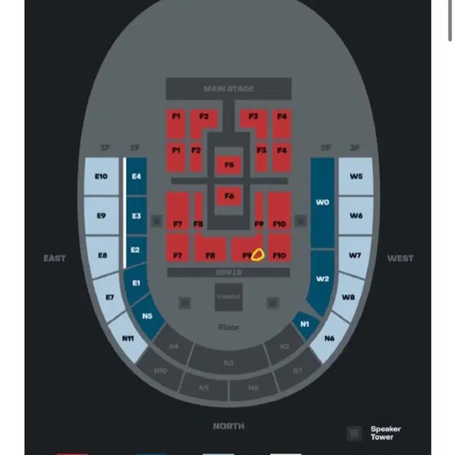 엔하이픈 콘서트 플로어 F9 구역 양도