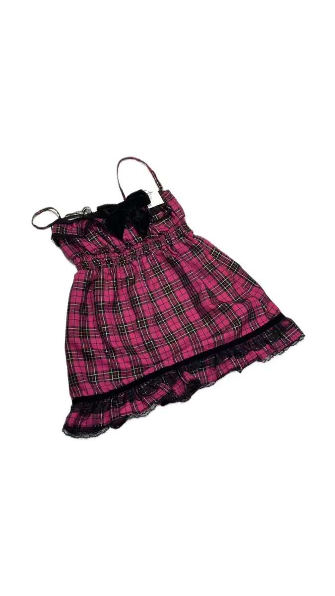 Tralala Pink Check ONEPIECE tralala lizlisa lizlisa cacaccheal