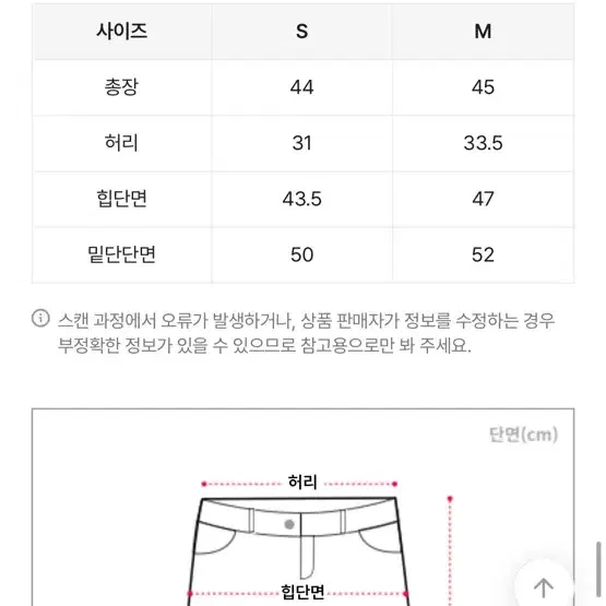 [에이블리/지그재그] 아쿠비클럽 중청 미디 데님 스커트