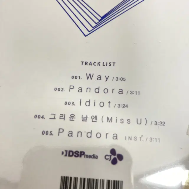 [미개봉/CD] 카라 KARA 미니 5집 PANDORA