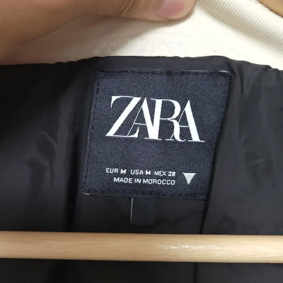 (M) ZARA 자라 롱 트렌치 배색 자켓 코트