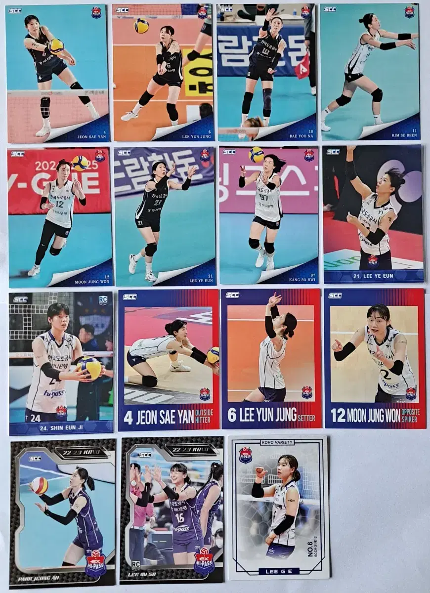 Women's Volleyball KOVO KOREA Expressway Corporation Variety 4 types