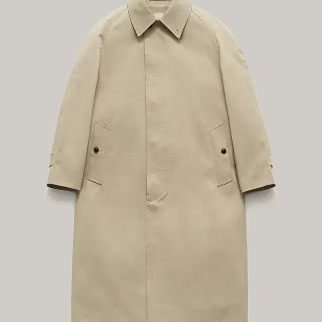 샵엠 regina trench coat (light-beige)