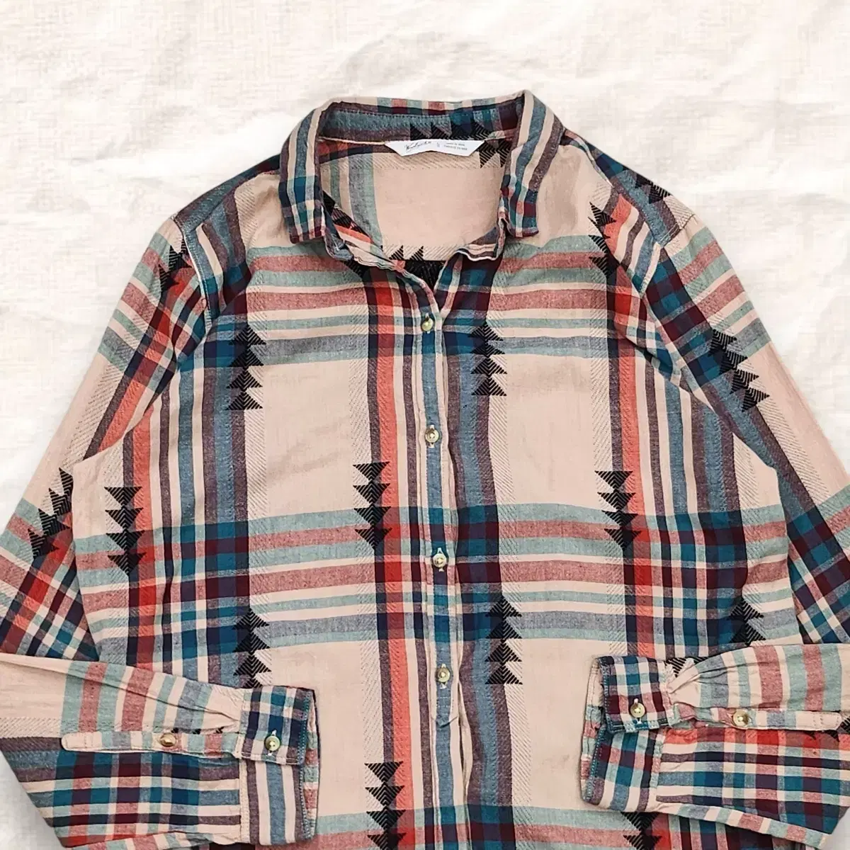 [L] WOOLRICH 울리치 빈티지 나바호 패턴 셔츠