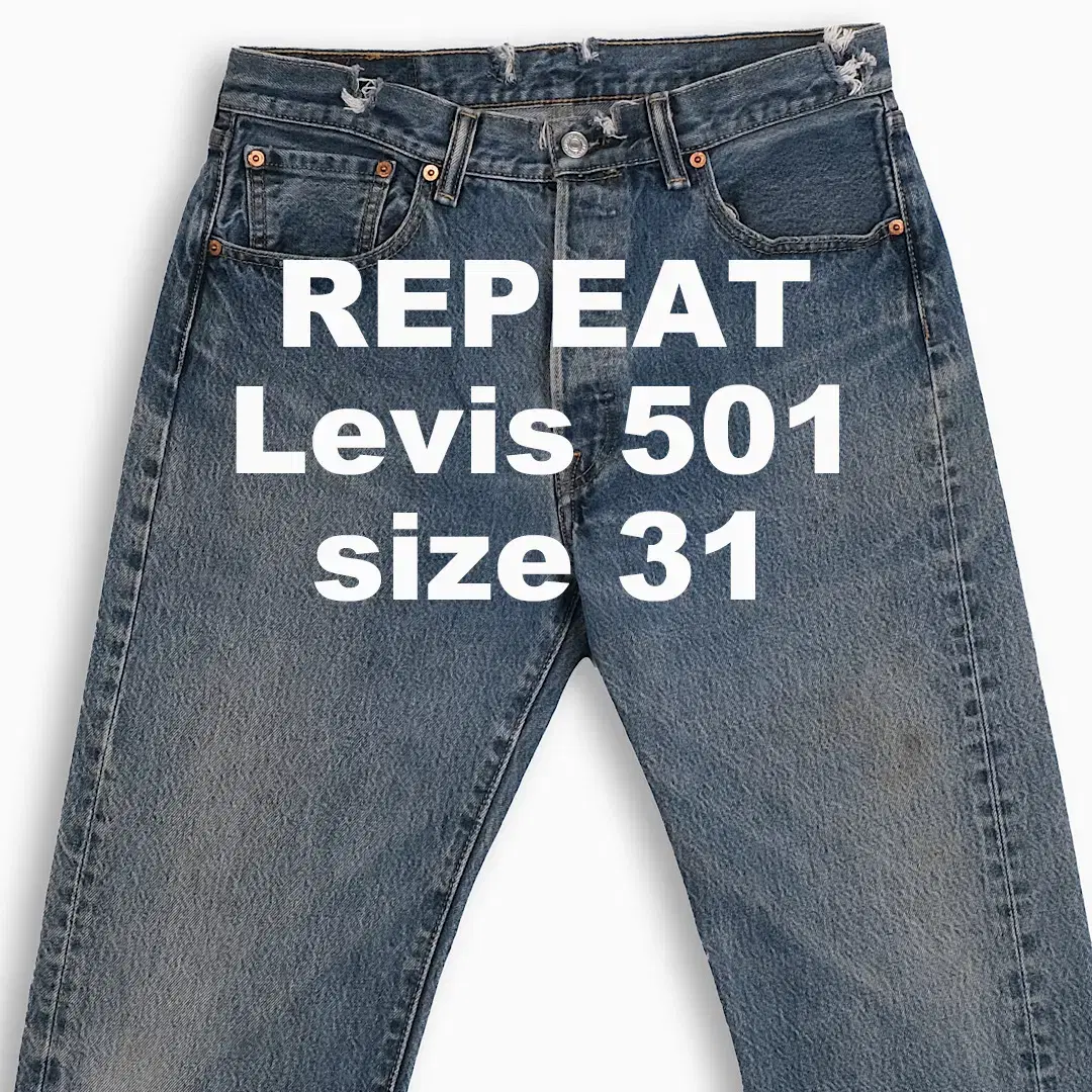 Vintage Levi's 501 Mid Blue 31 Inch LV50134473