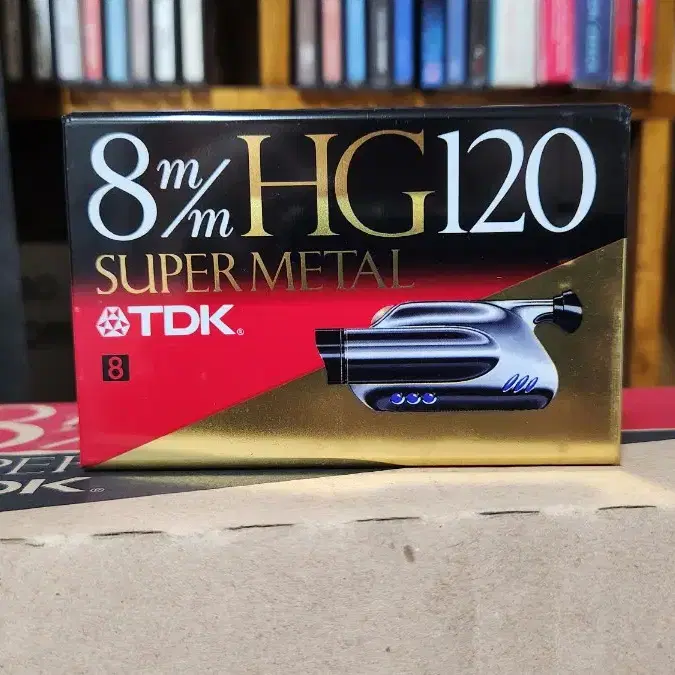 8mm 테이프 7개 미개봉 TDK HG120