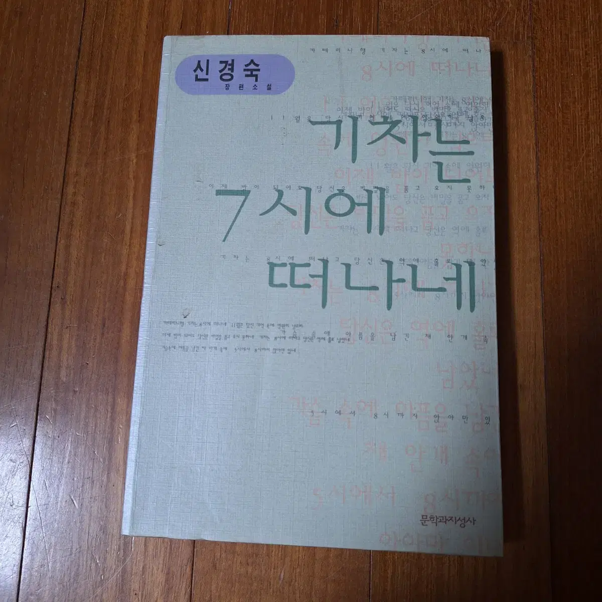 # 기차는 7시에 떠나네(신경숙 장편소설)