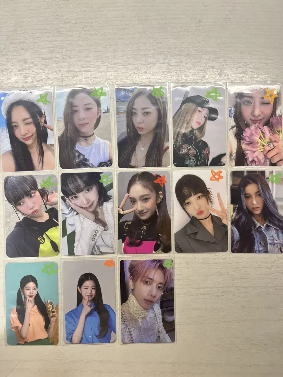 Le sserafim eunchae yunjin chaewon ive leeseo lay wonyoung new jeans txt photocard WTS