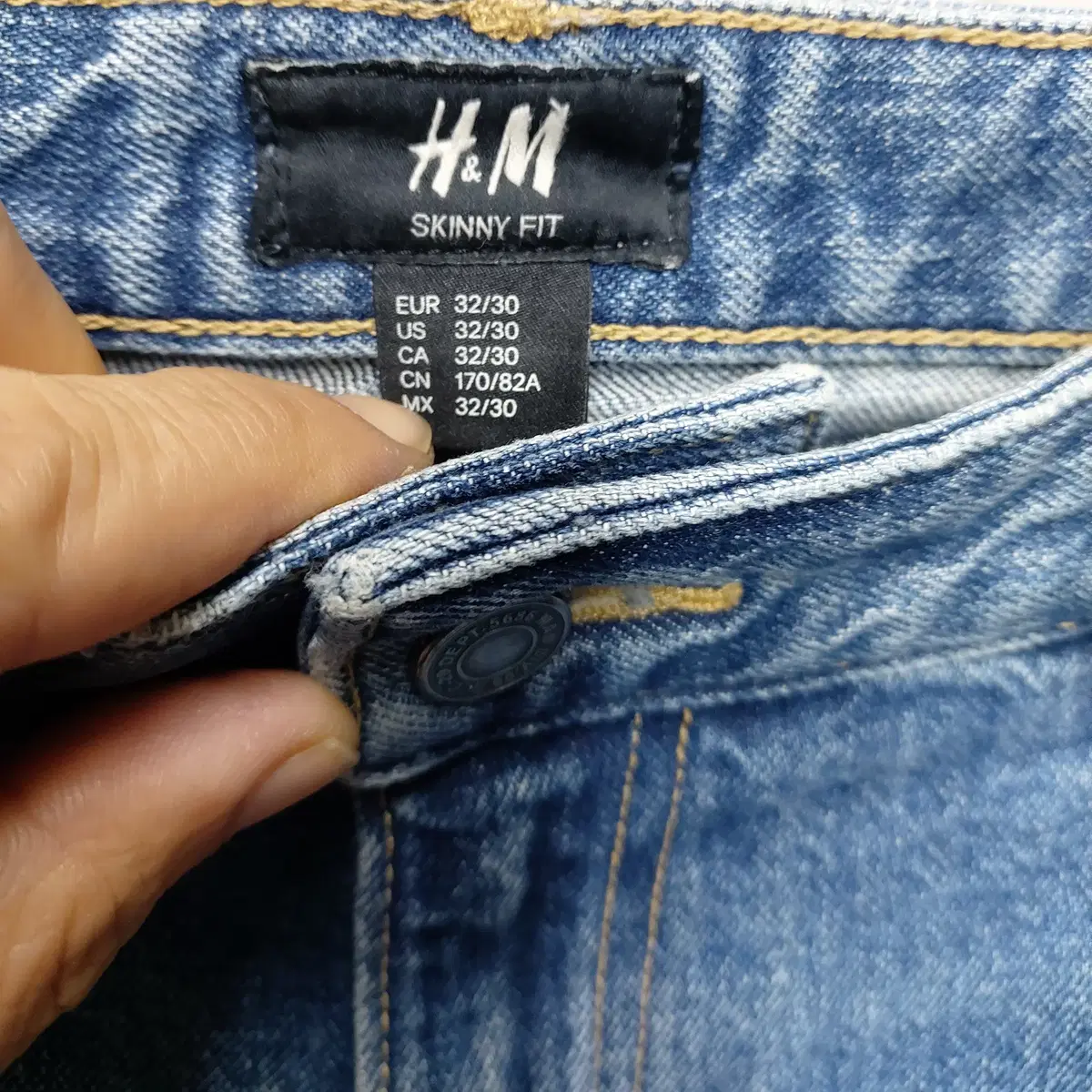 도매/업자용] H&M Us.32/30 남성 청바지. B524489