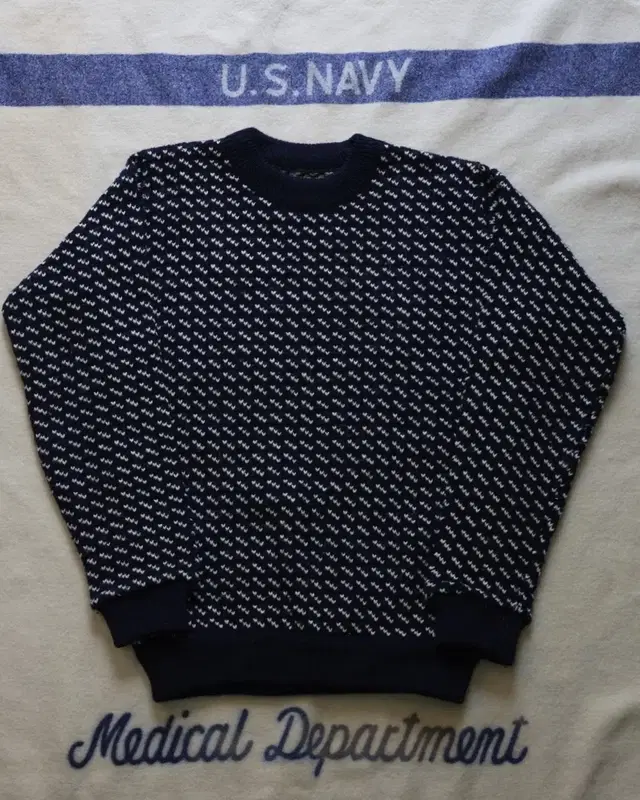 L L Bean 80s birds eye sweater 엘엘빈 버드아이