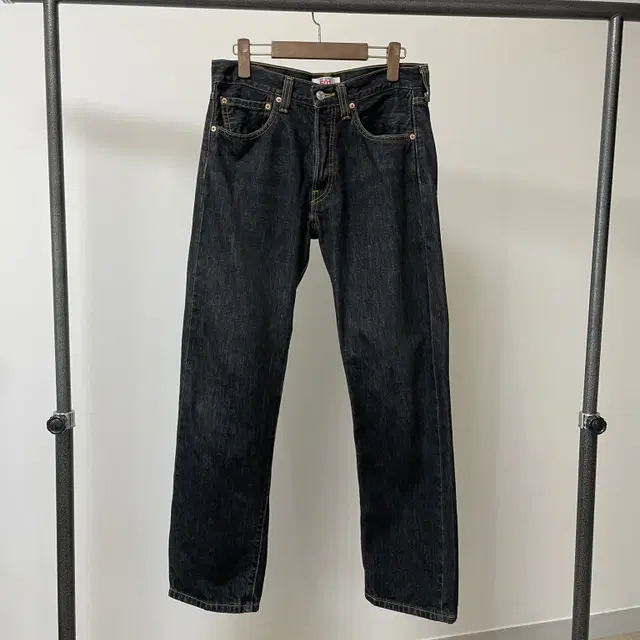 (31) levis501 리바이스501 오리지널핏 흑청 데님팬츠