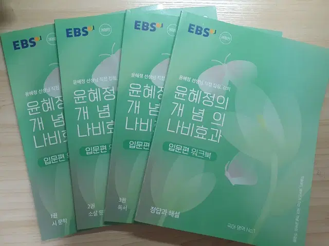 [EBS 윤혜정] 윤혜정의 개념의 나비효과 입문편 + 워크북 1~3권