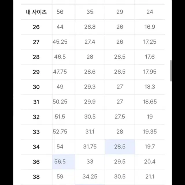 무탠다드 테이퍼드 크롭 데님팬츠 크림 34