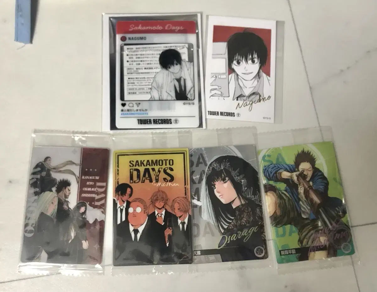 Sakamoto Dey's Nagumo SNS-style clear card, photo card