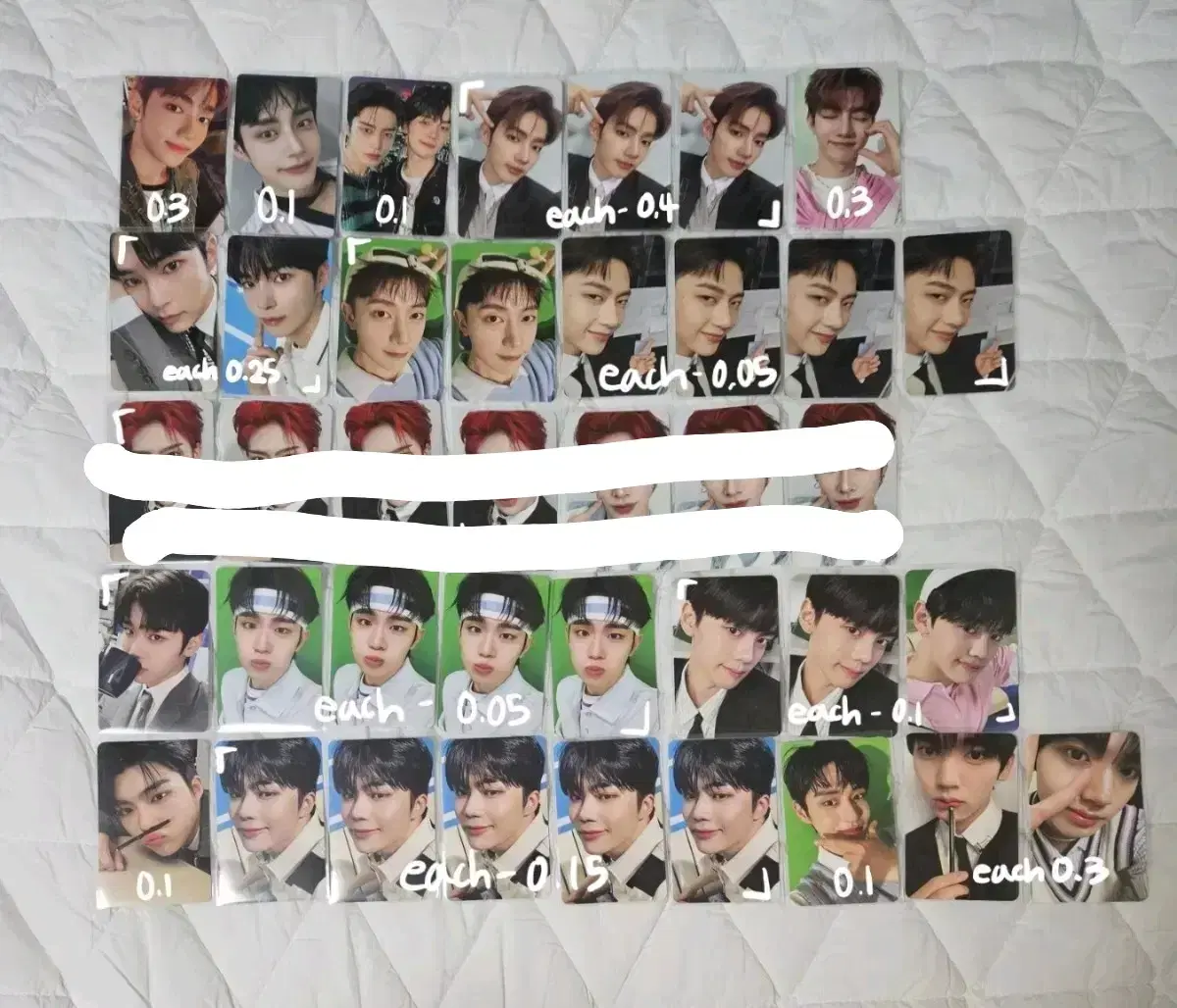 ZB1 photocard Sell/Zhang Hao hanbin Matthew ricky taerae Kyubin Gunwook jiung Yujin