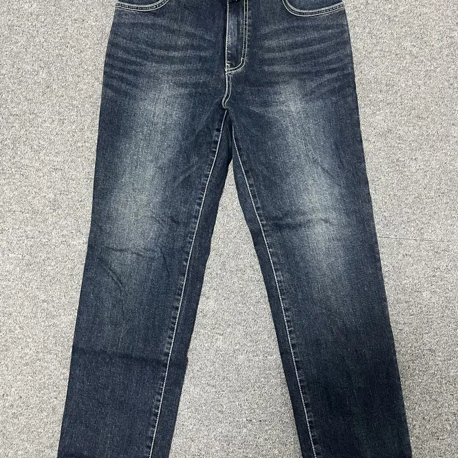 솔티 Tailored Denim Jeans (Mid blue)